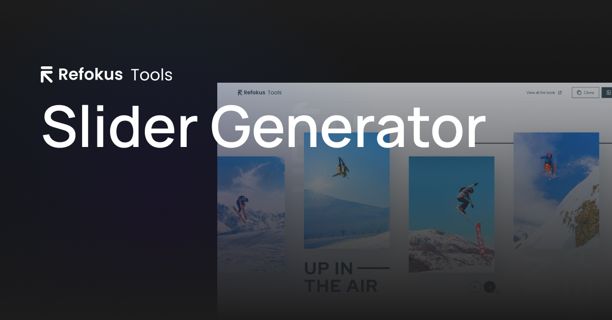 How do you create custom sliders in flow?